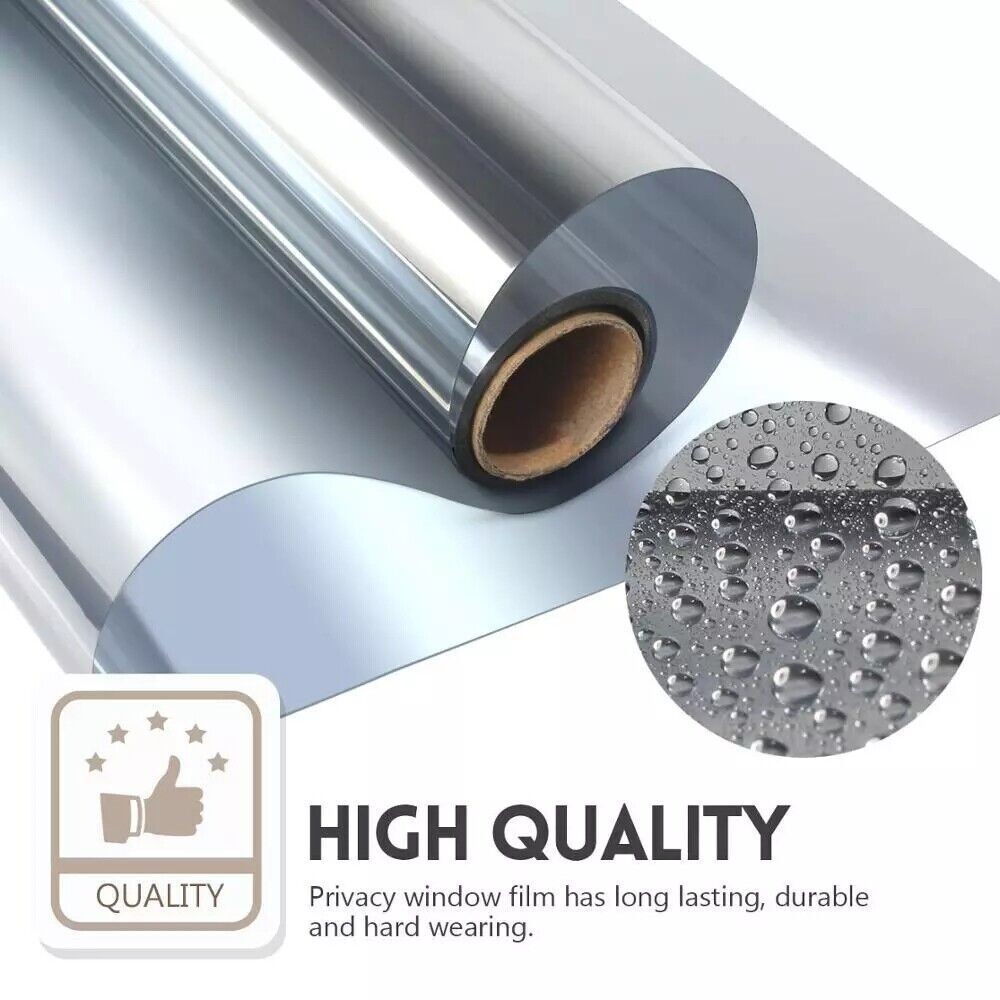 Rolled Glass Window Film Self Adhesive Sticker Shower Door Privacy Home Decor