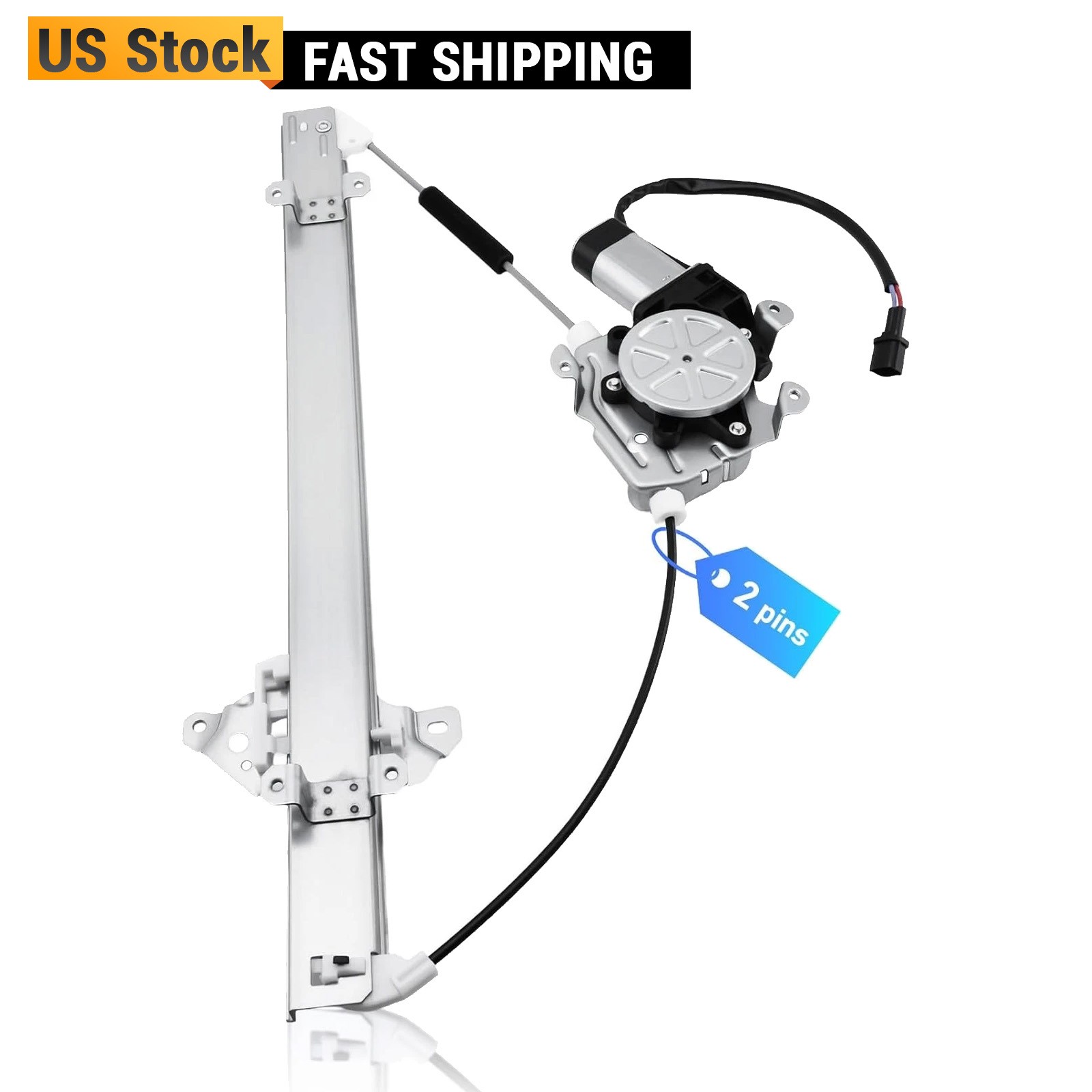 Front Driver Side Window Regulator for 05-15 Nissan Frontier Xterra w/Motor
