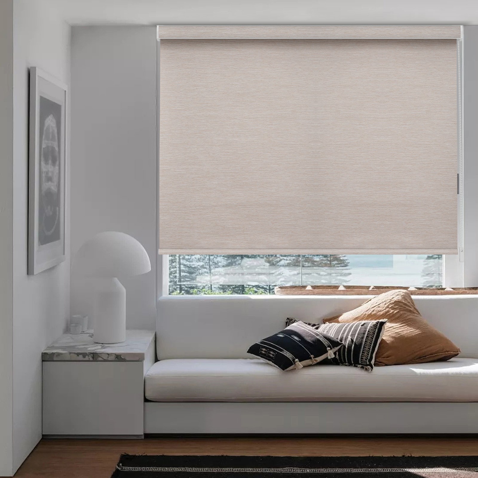 Changshade CUSTOM Roller Shades Window Blinds Room Darkening Curtain-Blackout