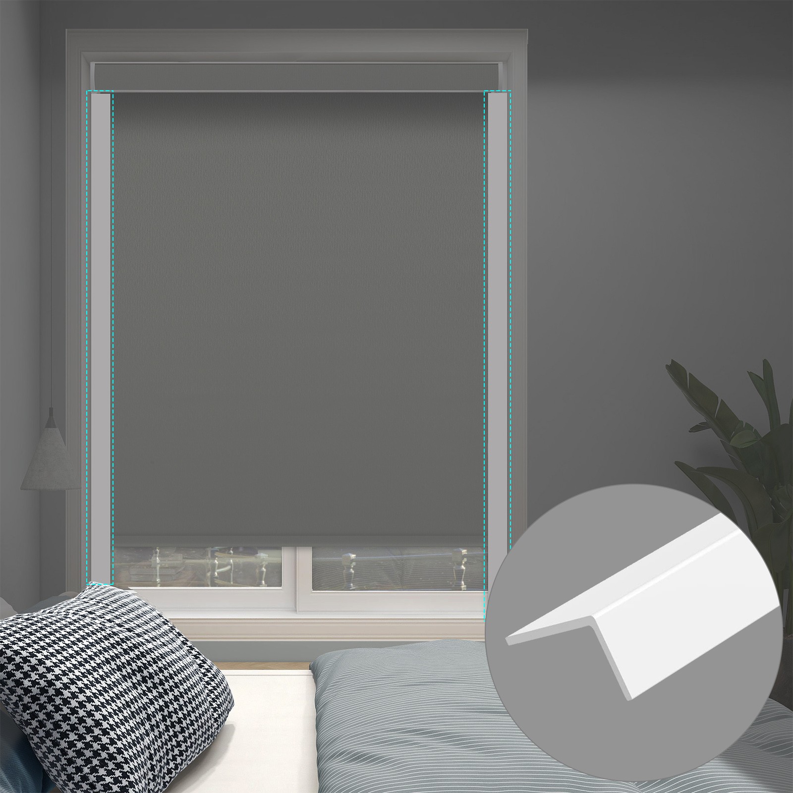 CUSTOM 100% Blackout Top Down Bottom Up Cellular Shades Honeycomb Window Blinds