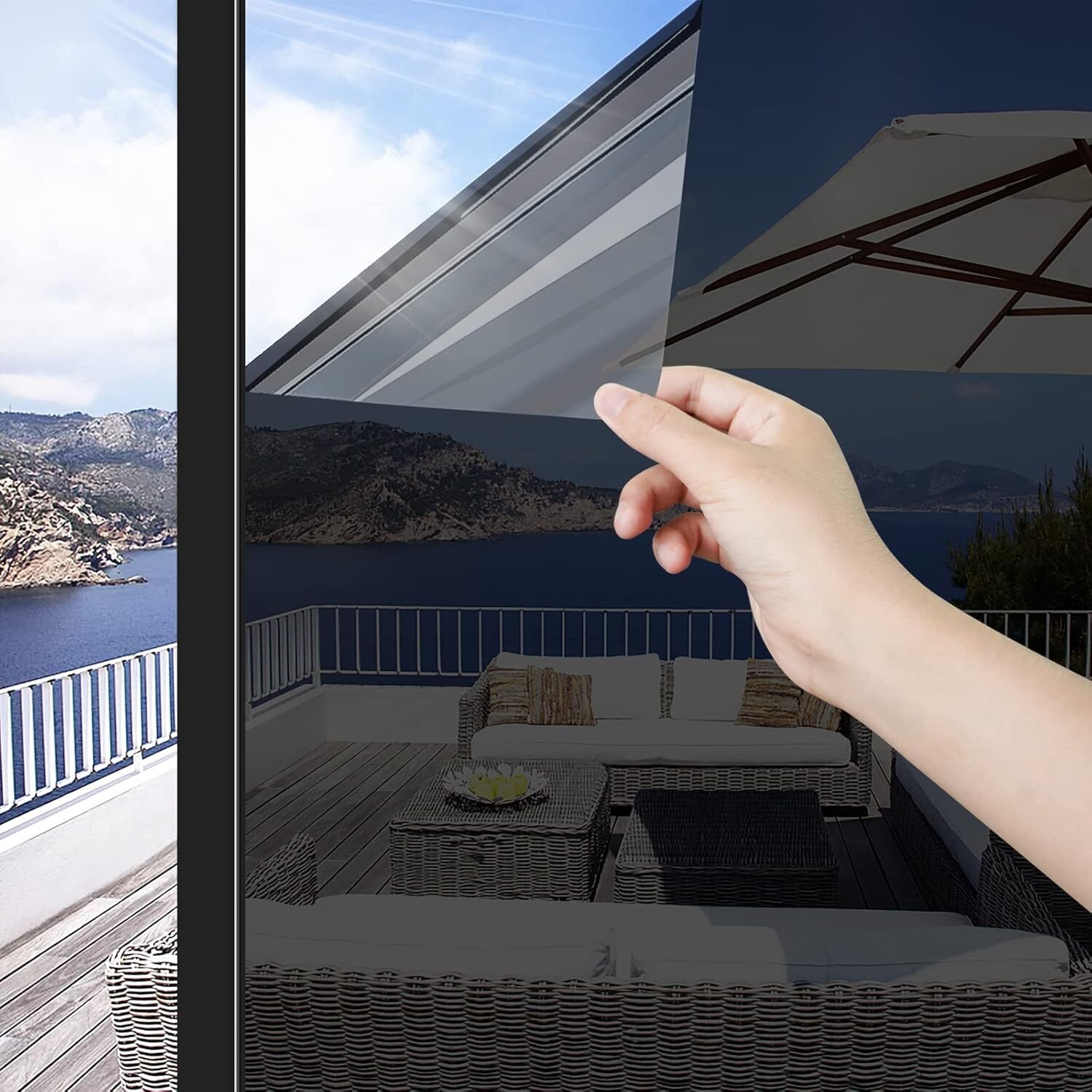 Polarized Paper for Tinting Home Windows, Car Mirror Effect, Reduces Heat