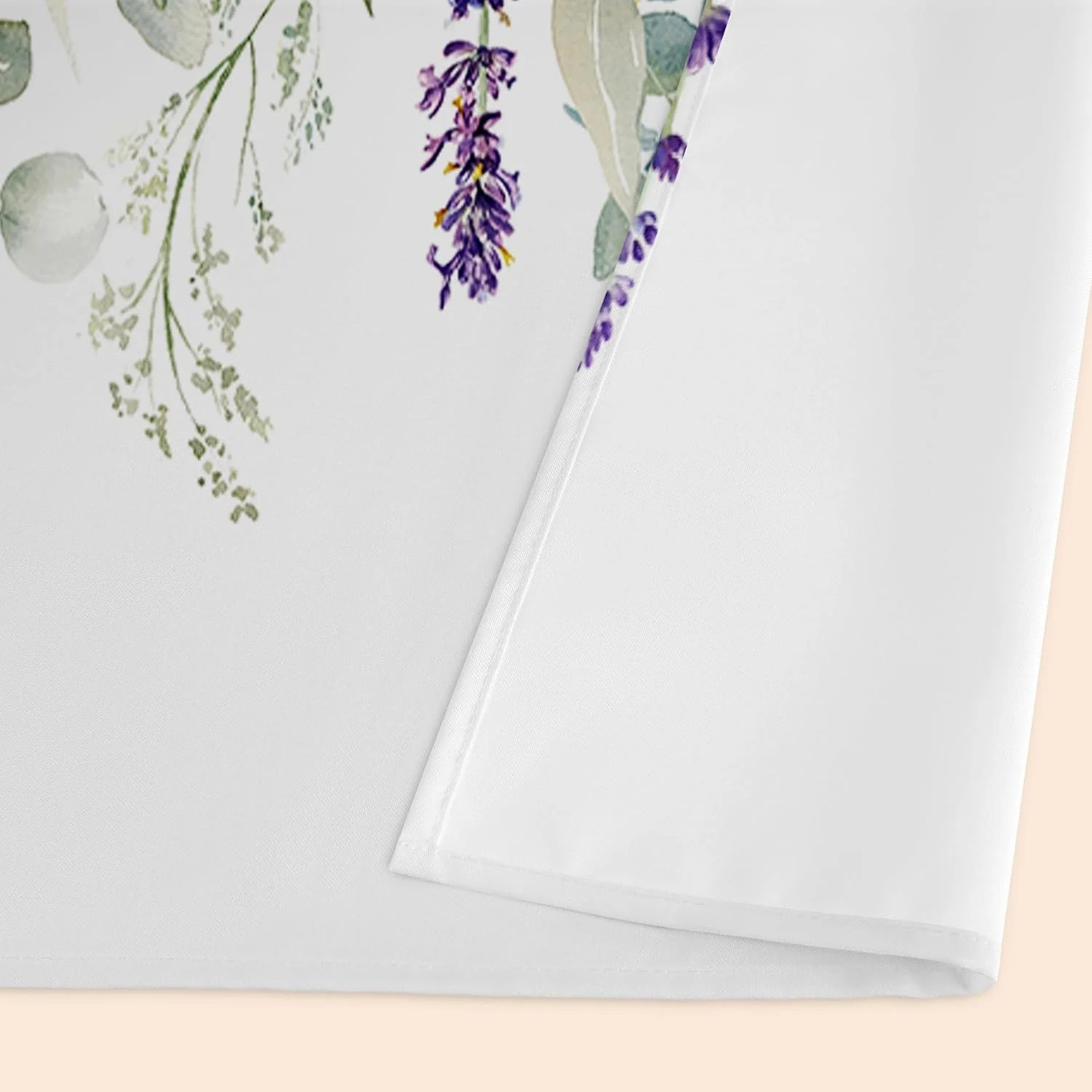 Spring Wildflower Flower Valances for Windows, Rod Pocket 42×12 in | Valance Cur