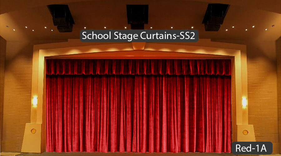 Saaria Home Theater Curtain Model SS2 size – 12’W x 8’H (9oz)