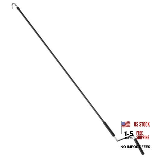 Exterior Roller Shade Universal Crank Wand Replacement Metal Crank Wand Black