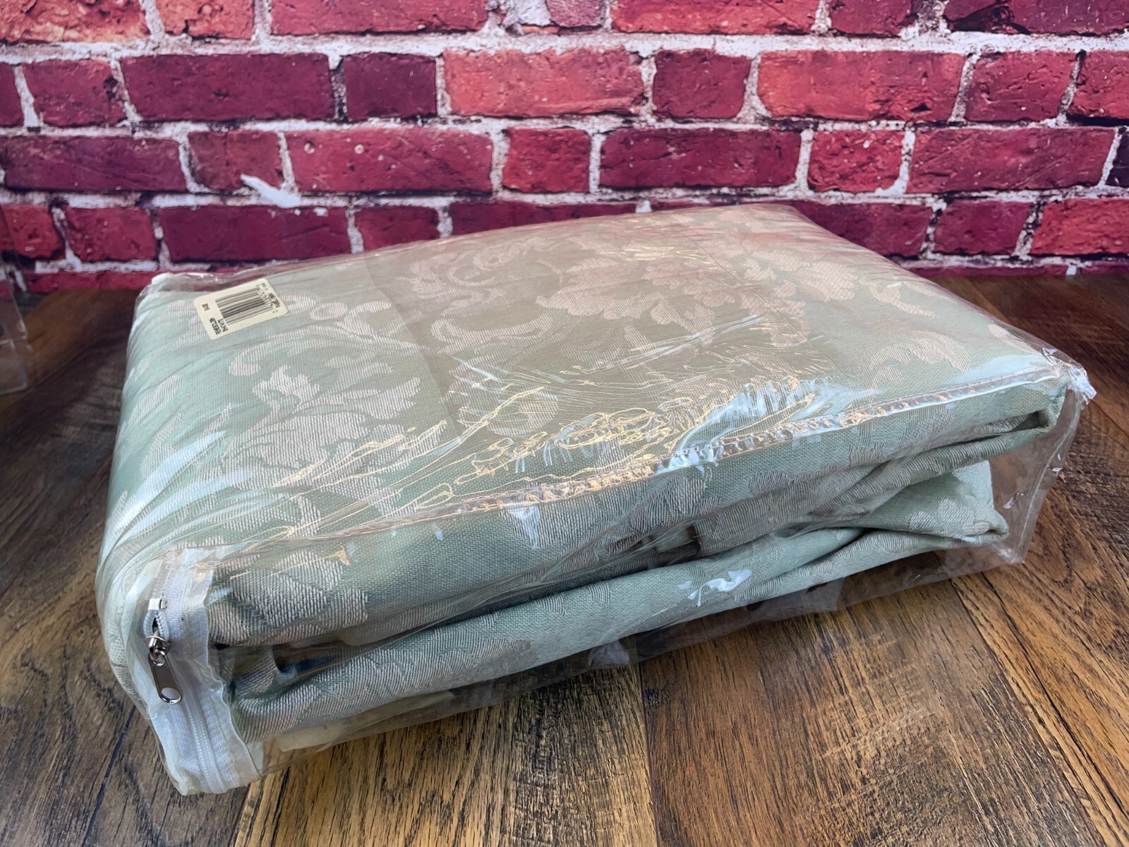 Preowned JC PENNEY Home RENEE SOLID ONE PLEATED PATIO PANEL 100″ x 84″ SAGE Nice