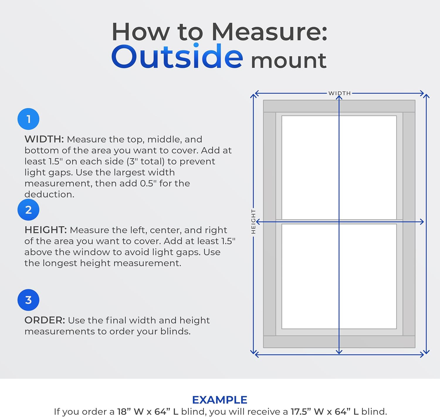 Cordless Solar Shades for Windows – 32″ W x 72″ L – Easy Install, White