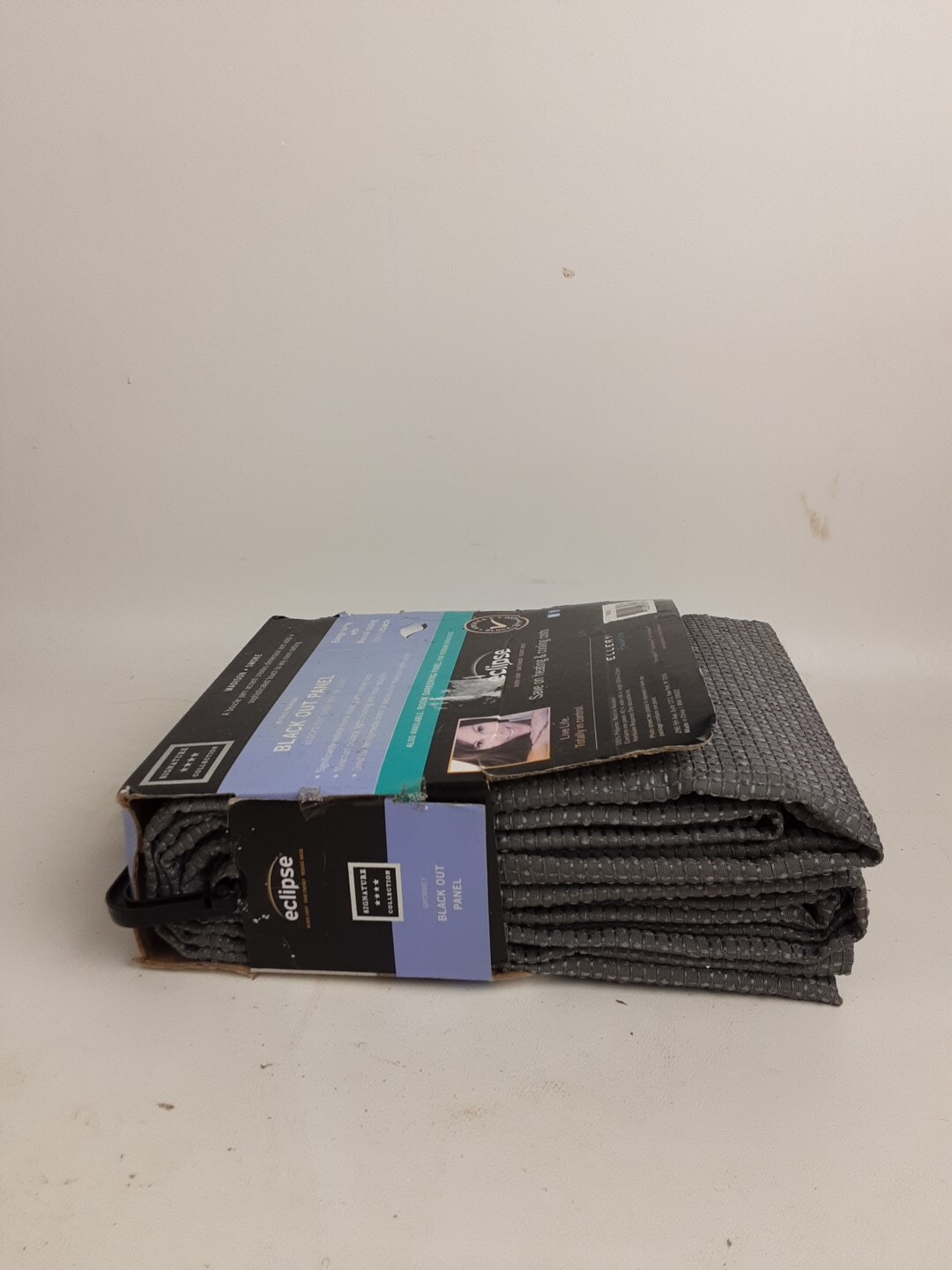 Eclipse Blackout Grommet Curtain 42 in x 84 long 1 Panel Madison Smoke