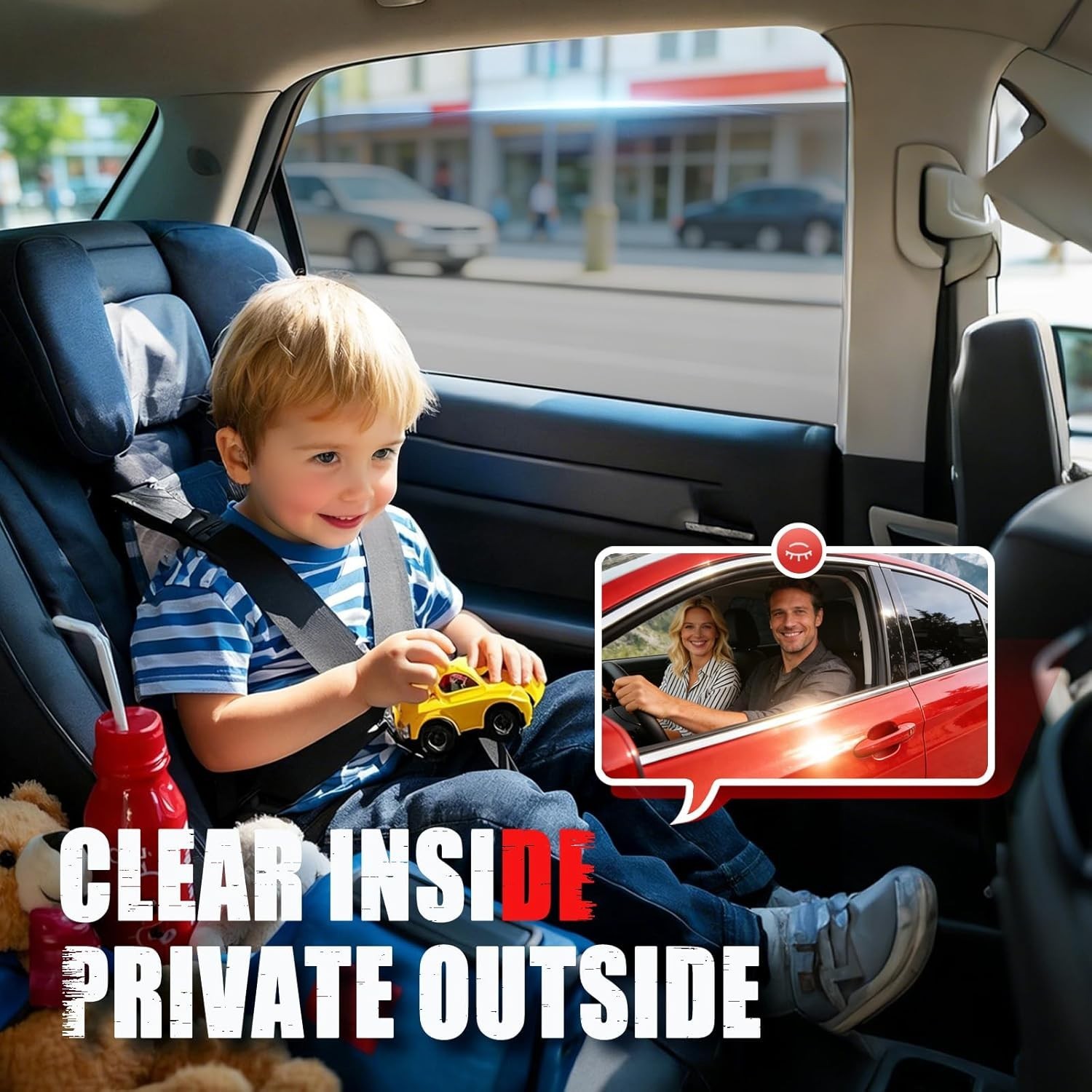 Ceramic Car Window Tint Film 15 Percent VLT 20 Inch by 10 Feet Daytime Privacy