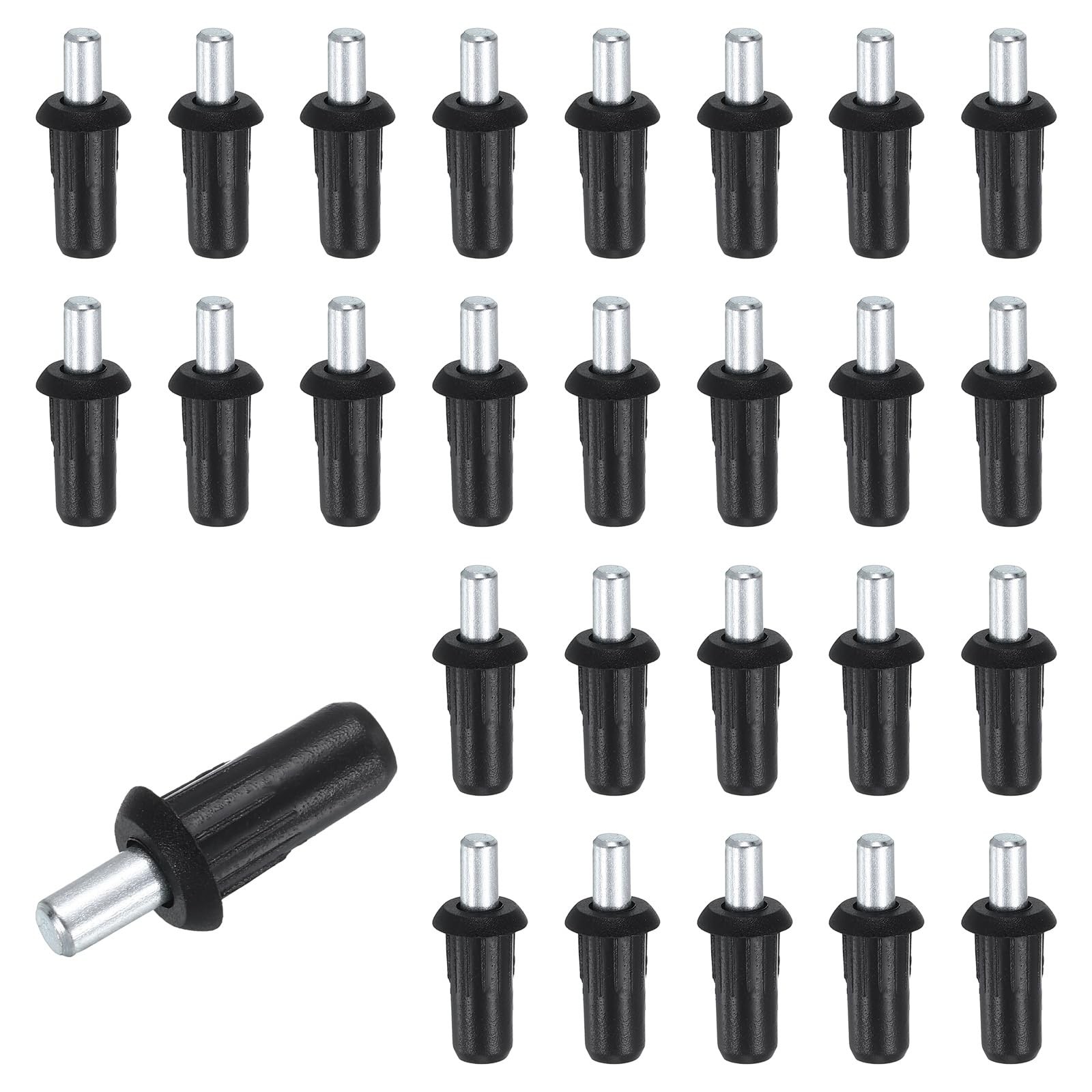 uxcell 40Pcs Shutter Repair Pins, 0.94″x0.39″ Metal 0.94″x0.39″, Black