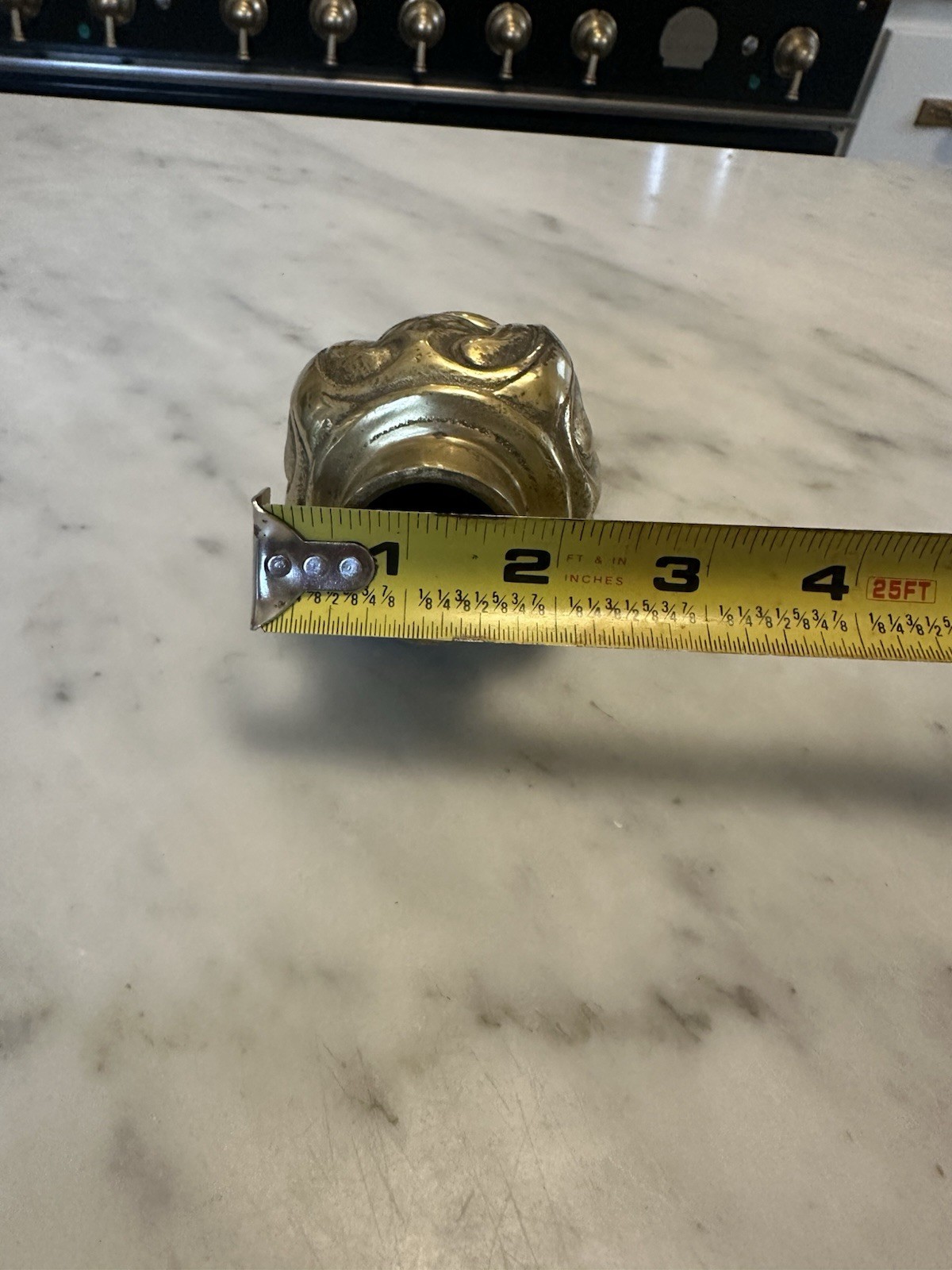 Vintage Baldwin Drapery Curtain Rod Ends Finials 1 Pair Heavy Solid Brass