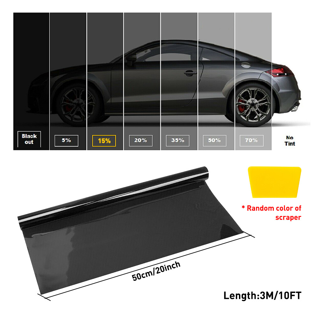 10FT Uncut Roll Window Tint Film 15% VLT 20″ x 10’ft Feet Car Home Office Glass