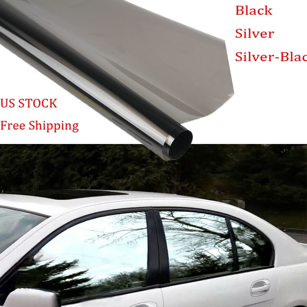 Window Tint One Way Mirror Film UV Heat Reflective Home Office Car window