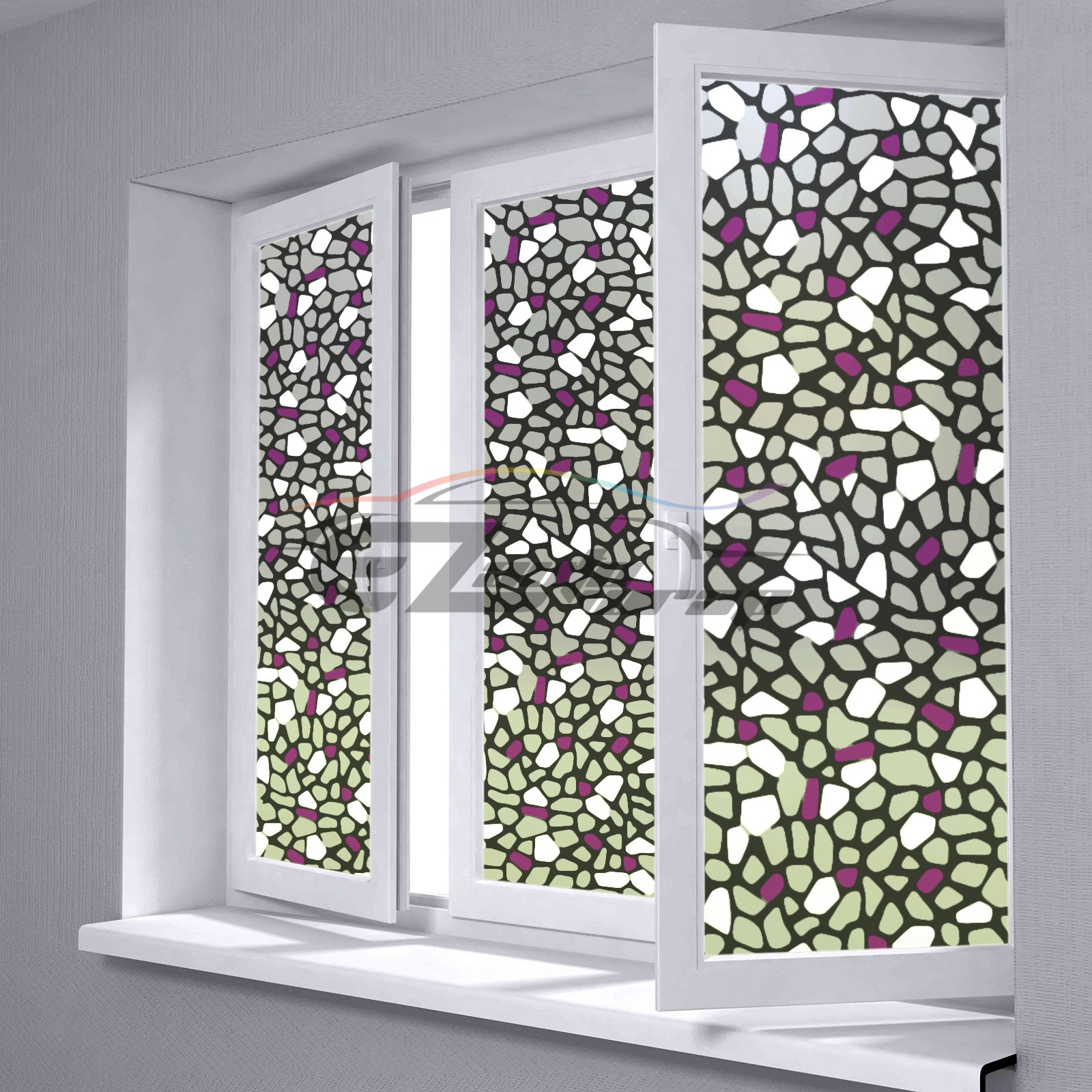 12″x36″ Frosted Film Glass Home Bathroom Window Security Privacy Sticker #5039a