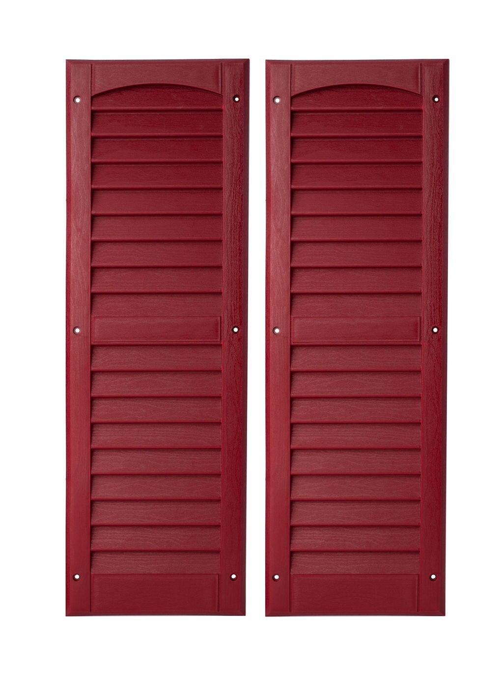 Shed Shutters–Louvered Style–9 x 27 size– various colors available