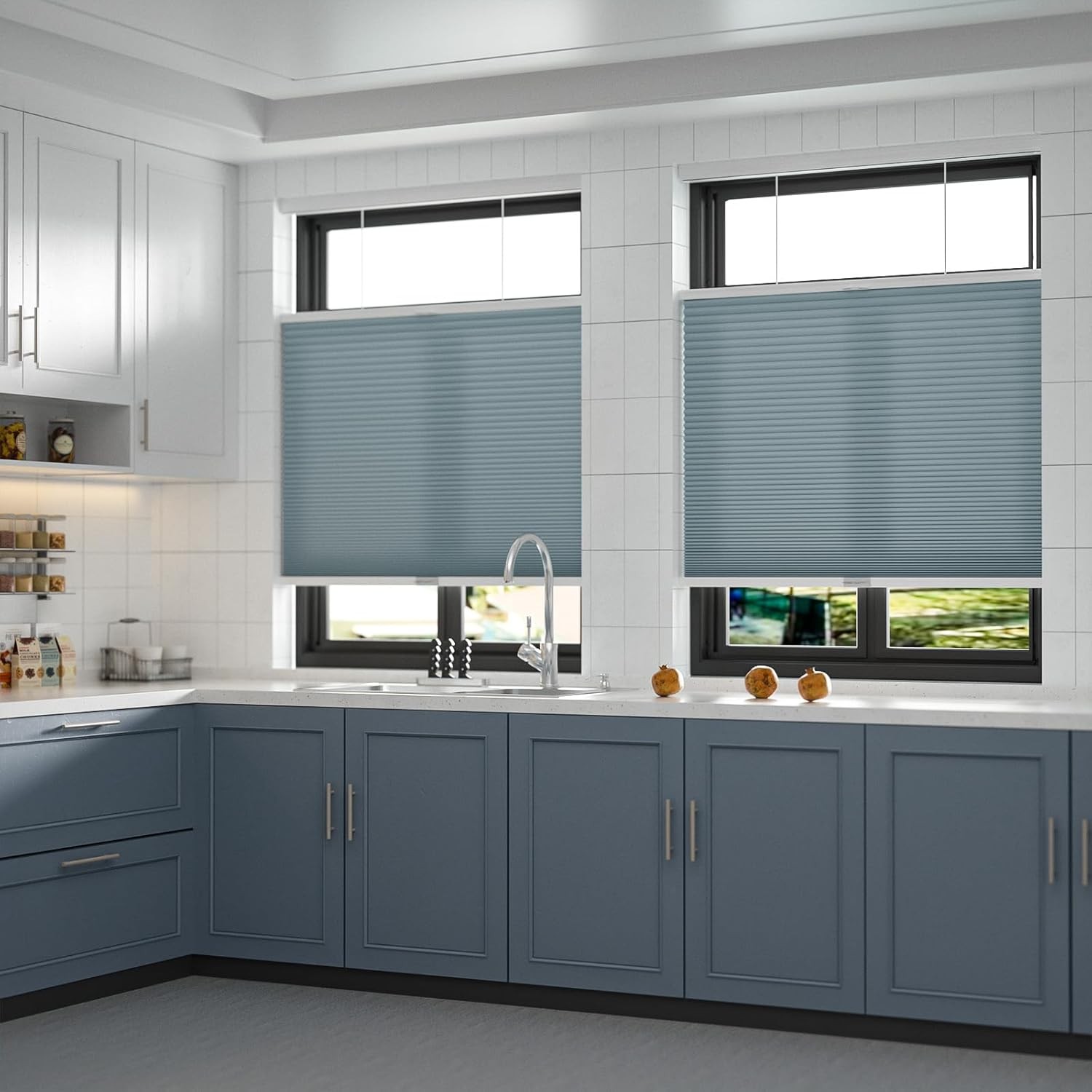 CUSTOM CUT Light Filtering Honeycomb Cordless Top Down Bottom Up Cellular Blinds