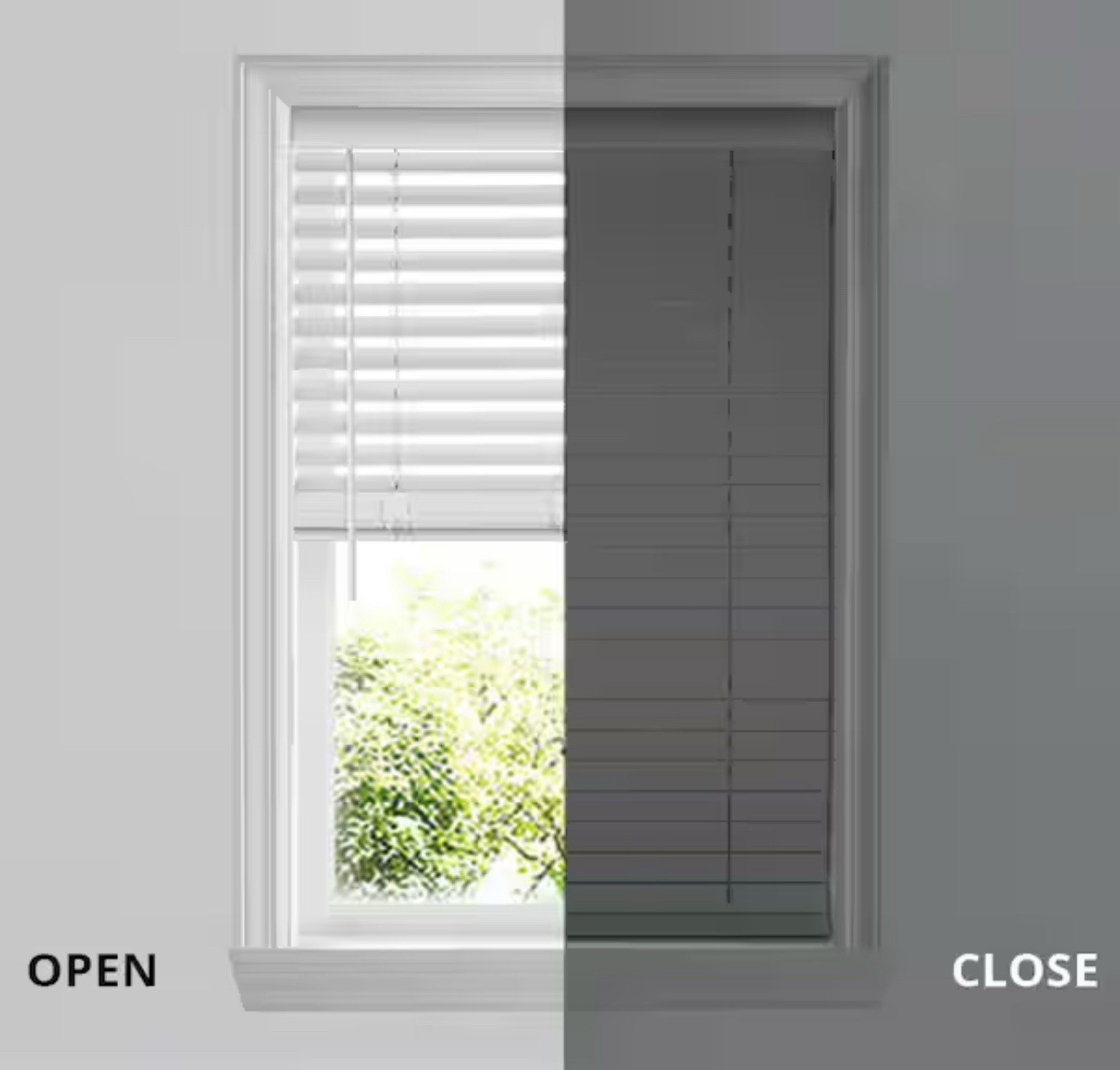 Home Decorators White Cordless 2” Faux Wood Blinds – Multiple Sizes