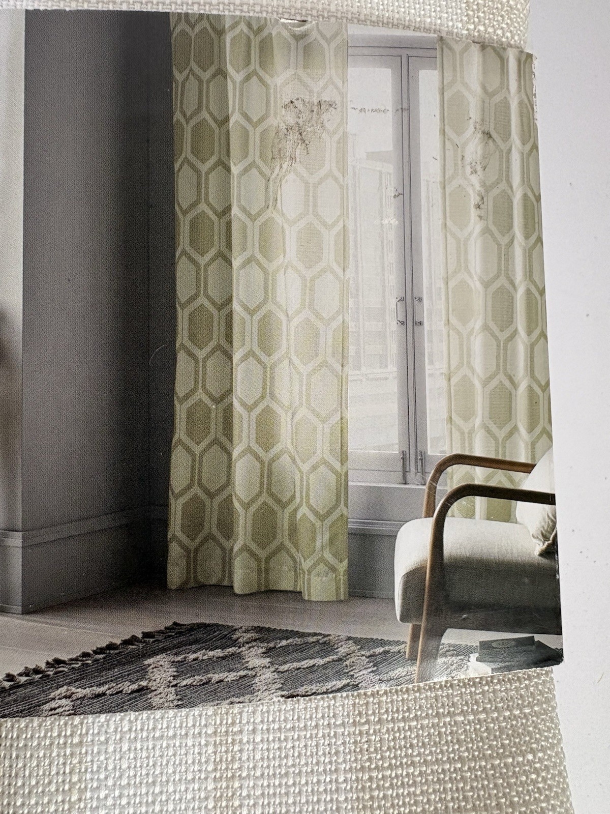 Project 62 Light Filtering Curtains 40 X 84 (2 Panels) Khaki Carter Brand New