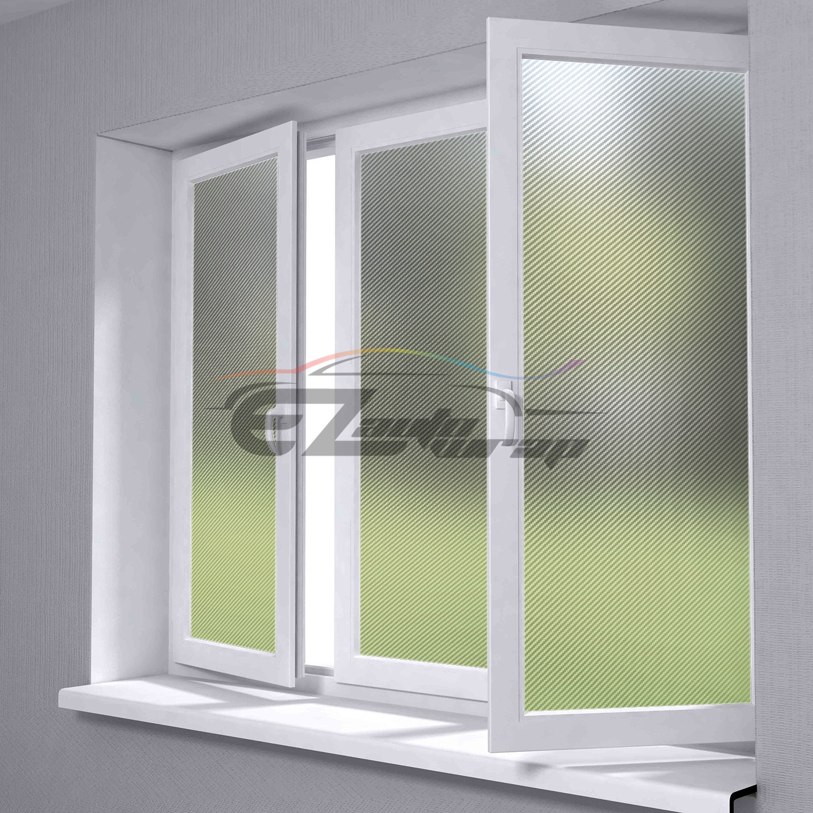 【Frosted Film】 Carbon Fiber Glass Home Bathroom Window Security Privacy