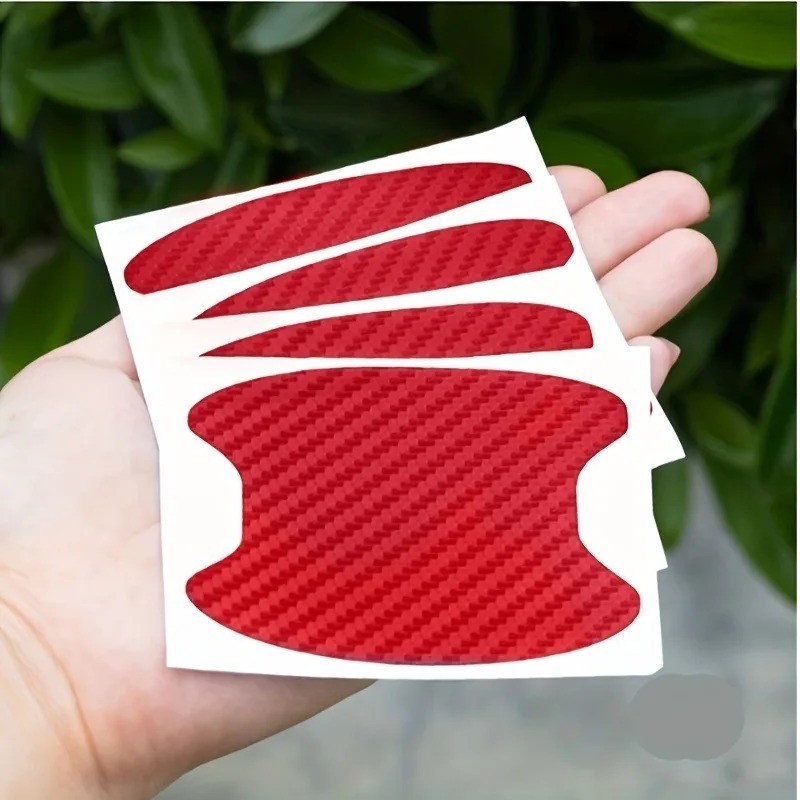 4PCS Car Door Handle Scratch Protector Transparent Film Anti Scratch Cover