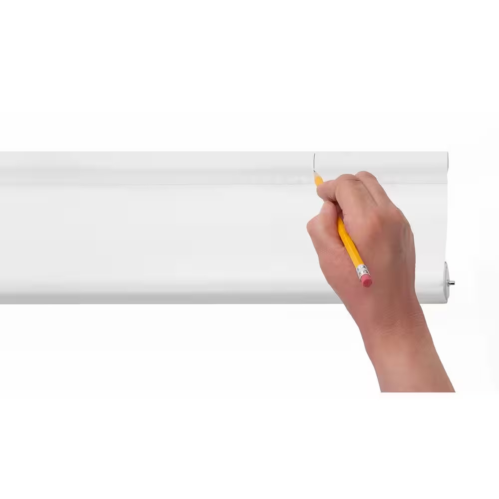 ROLLER WINDOW SHADES Cut-To-Size Cordless White/Ivory/Black Vinyl Multiple Sizes
