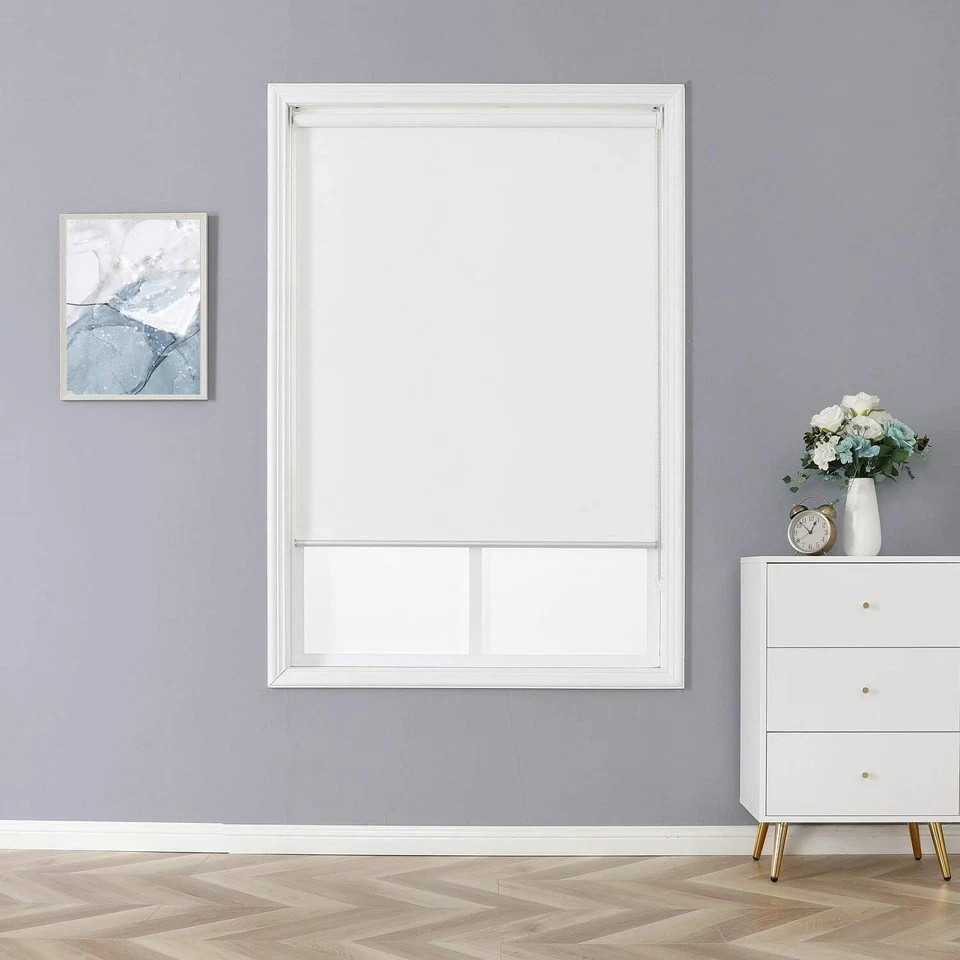 ChrisDowa 37×72 Blackout Roller Shade, Window Blind with Thermal Insulated, UV