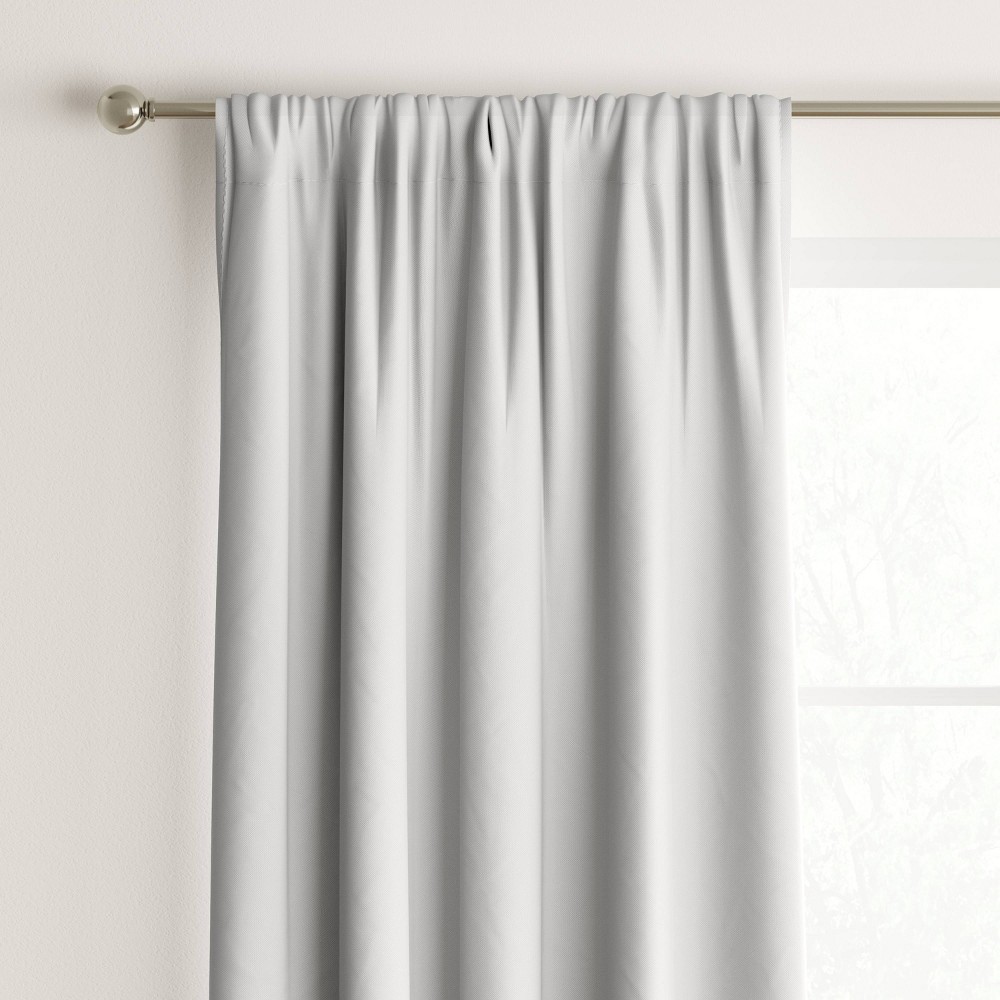 Room Essentials 42x84in Heathered White Room Darkening Curtain Panel