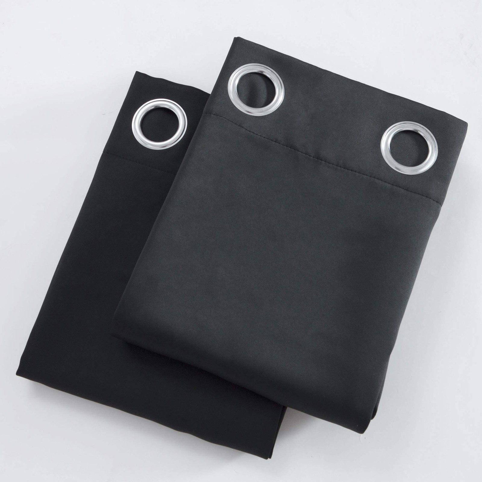 Blackout Curtains 52 x 84 inches Long Black Curtains Set of 2 Panels Thermal …