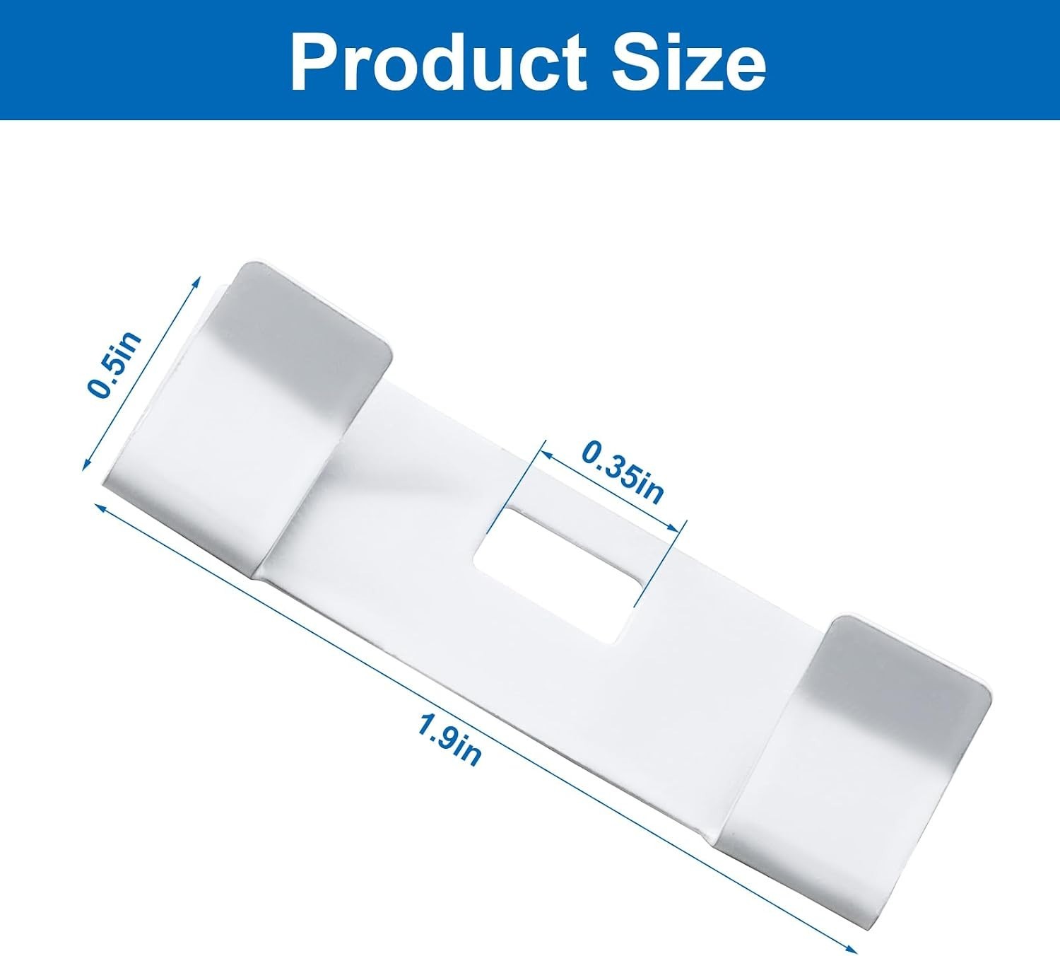 Versatile Replacement Clips for Vertical Blinds – 6 Metal Savers Included