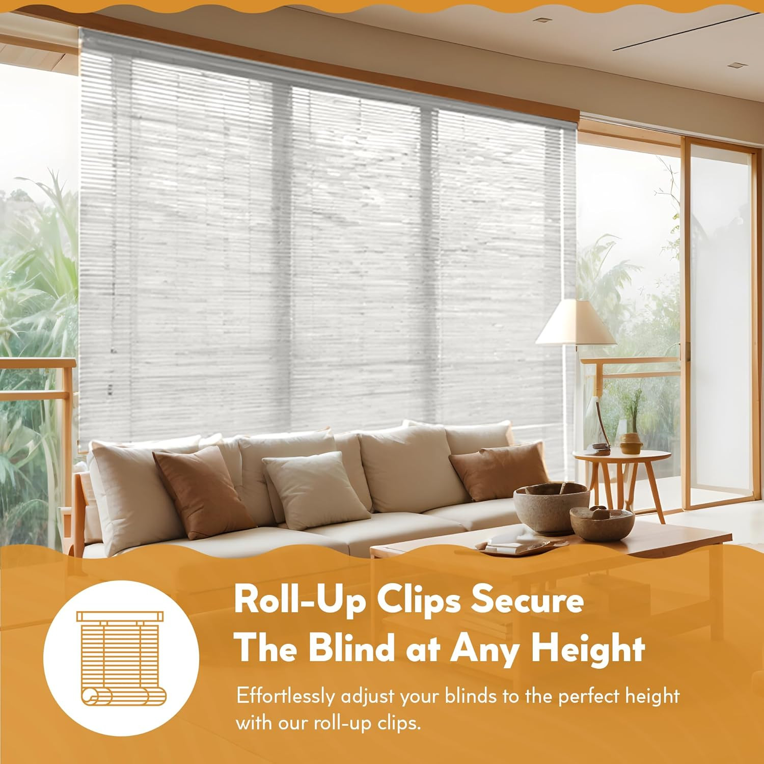 Cordless Outdoor Shades for Porch, Patio & Windows – Waterproof PVC Blinds for I