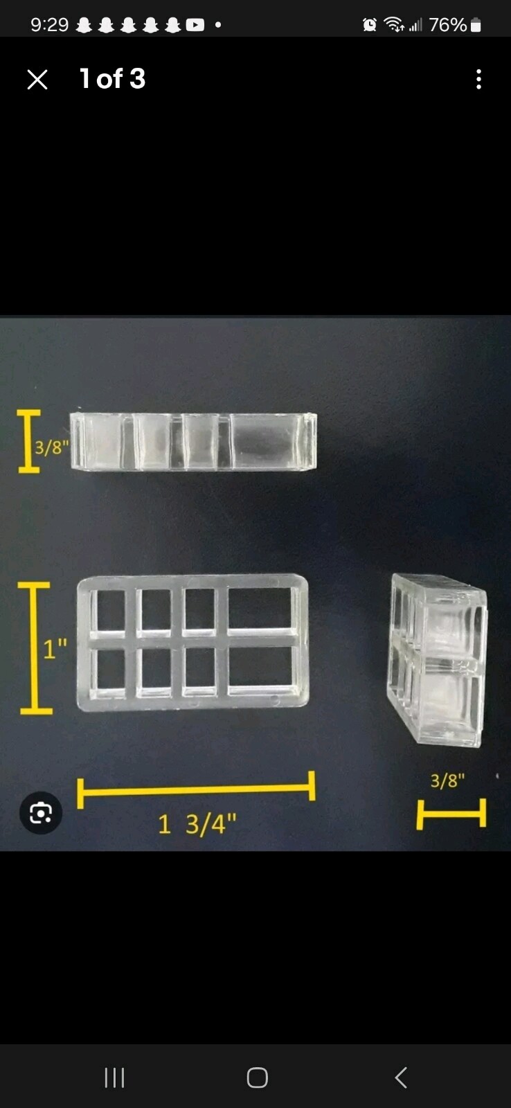 Drapery Spacer Blocks For Hardware Spacing 500 Pcs For Window Blinds Stackable