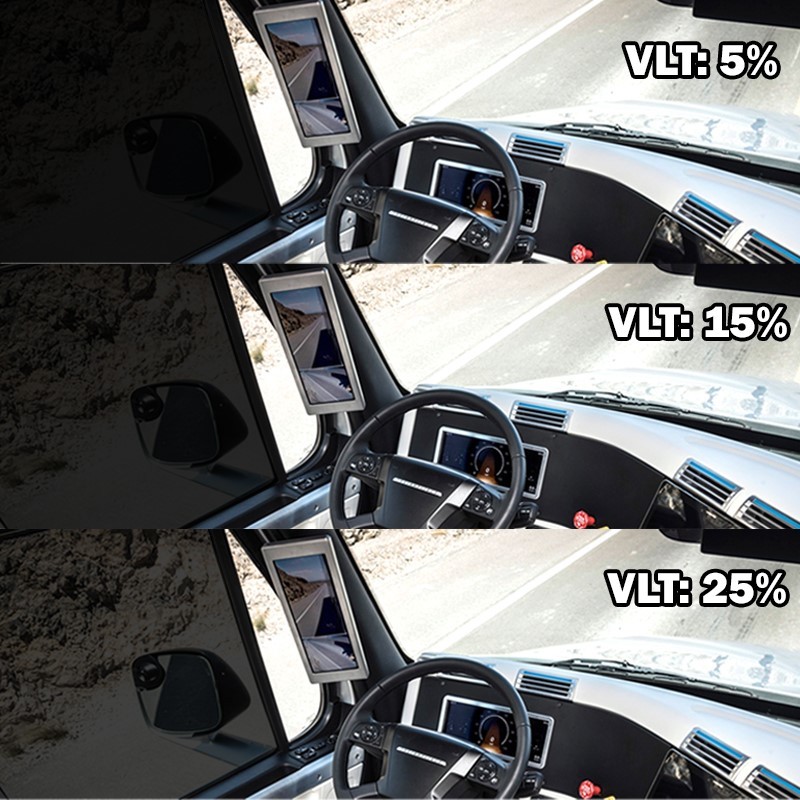 20″x10ft Uncut Roll Black Window Tint Film 5%-35% VLT For Car Home Office Glass