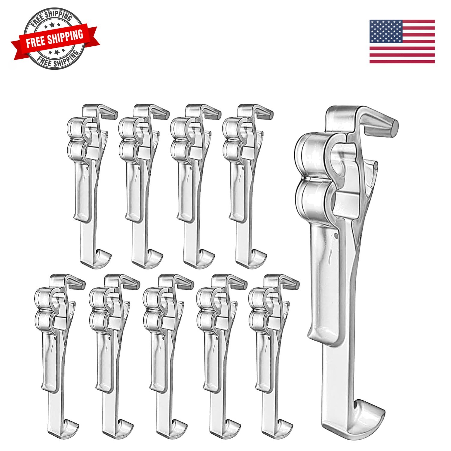 3.0 Inch Clear Valance Clips for Blinds & Window Shades, 10-Pack – Sturdy Pla…