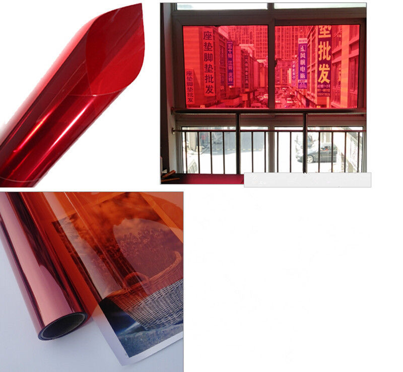 Decorative Non Reflective Window Glass Film Solar Tint Architectural Film 9color