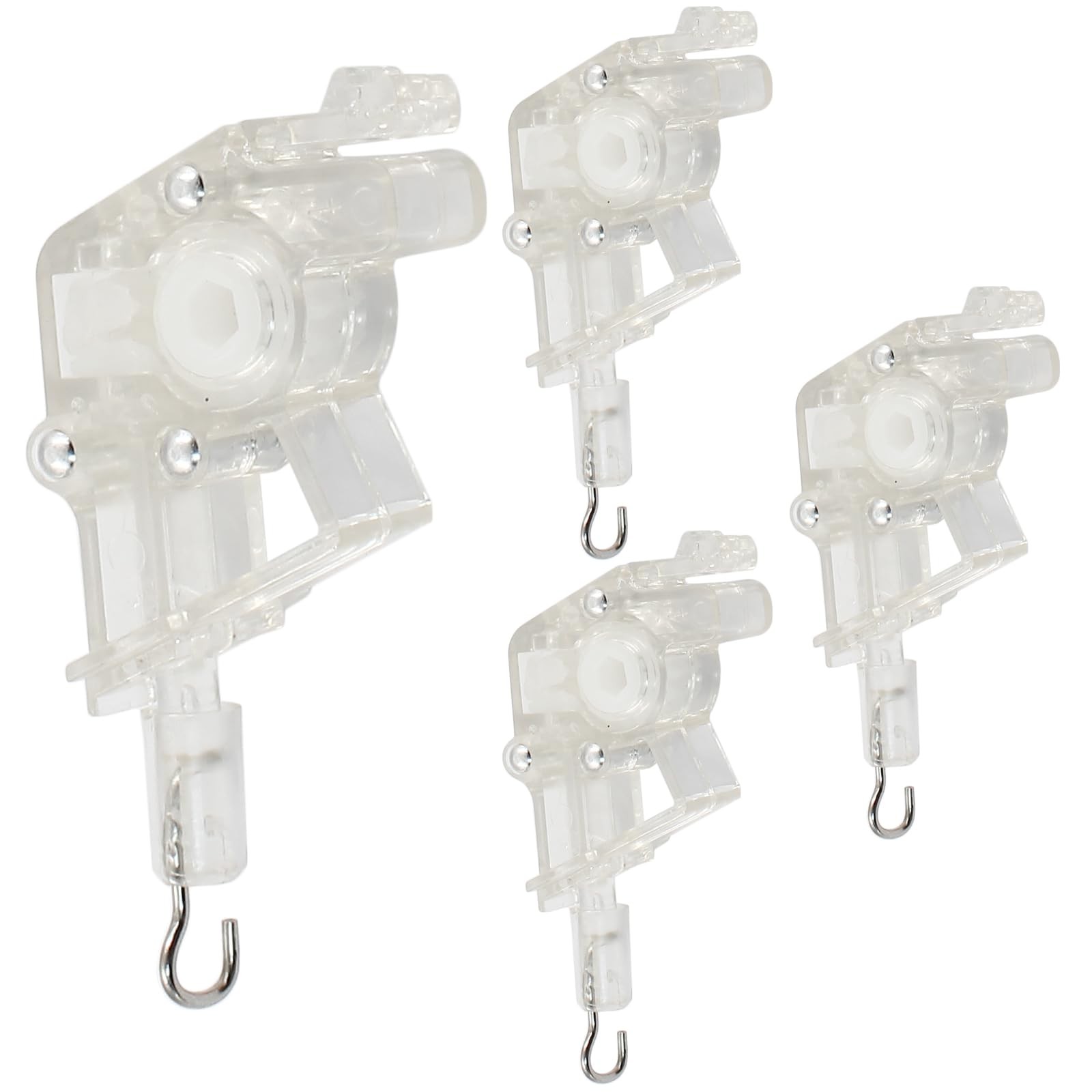 4 Pcs Low Profile Wand Tilter,Clear Heavy Duty Low Profile Rod Tilter with 7/…