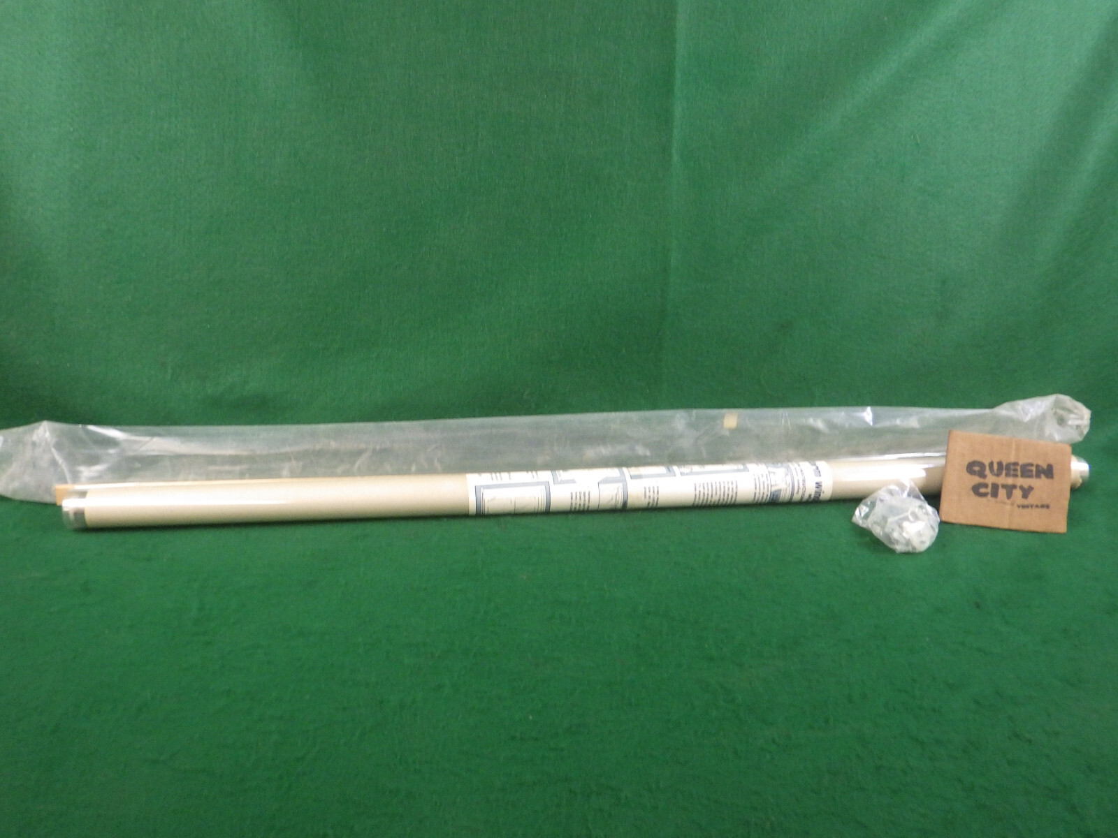 Vintage Marstorm pull down clear temporary storm window shield/shade Roller