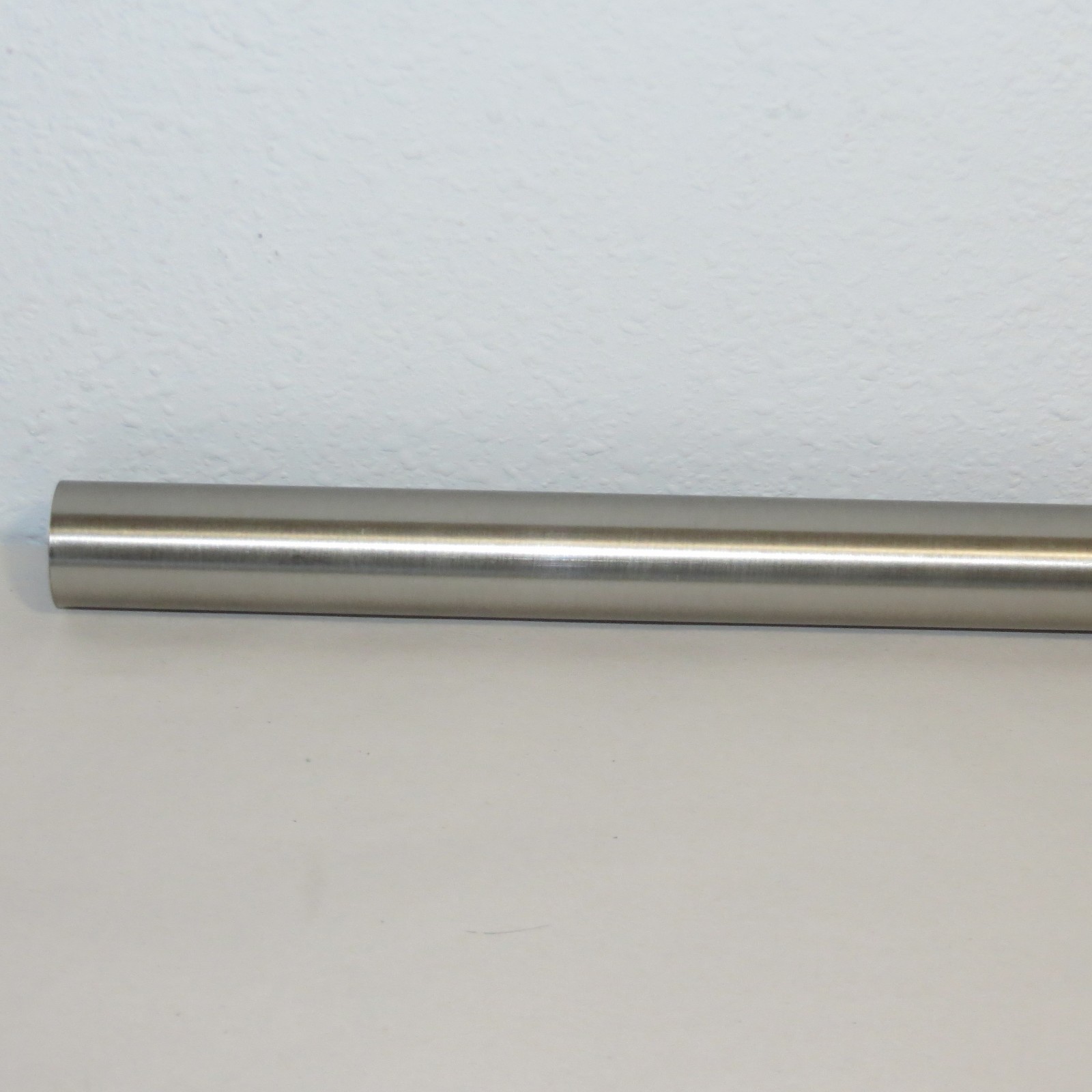 Cambria Industrial 48-Inch Single Curtain Rod in Brushed Nickel