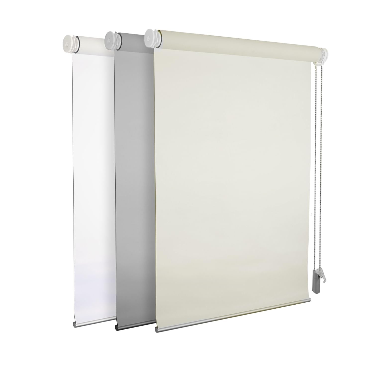Hidpriva No Drill No Tools 100 Blackout Roller Shade Uv Protection Easy-Care