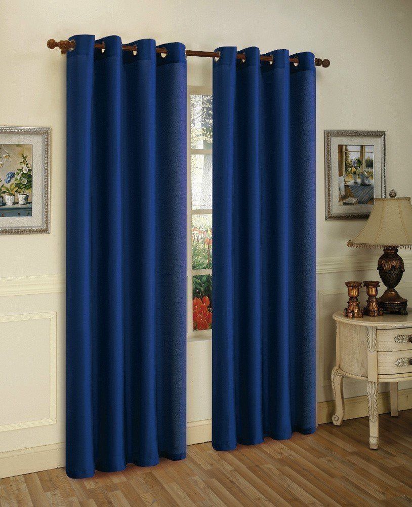 2 Panel Curtains Blackout Room Darkening Grommet 54×95″ each Panel