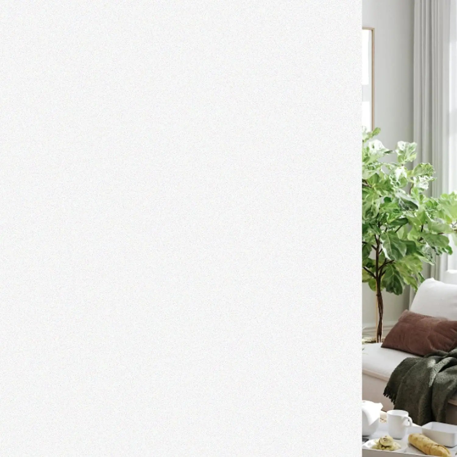 Frosted Window Film Vinyl * Total Privacy Glass Without Blocking The Light *