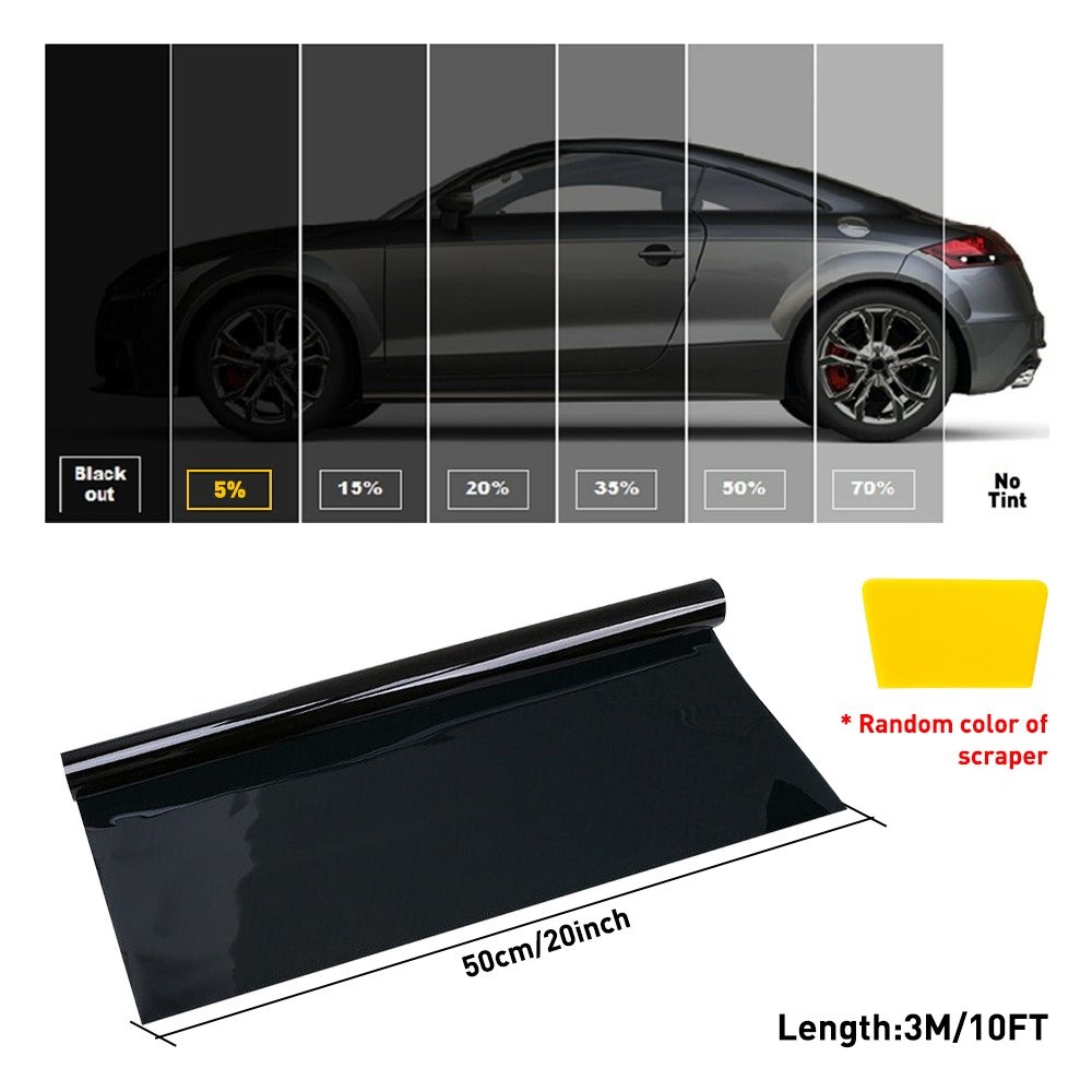 For Home, Office, Car, Truck Nano Ceramic Window Tint Film Roll 5% 20% 35% VLT