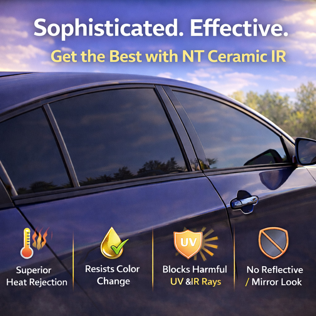 Ceramic Window Tint Roll for Home, Office, Car, Truck, Auto – Any Size & Shade