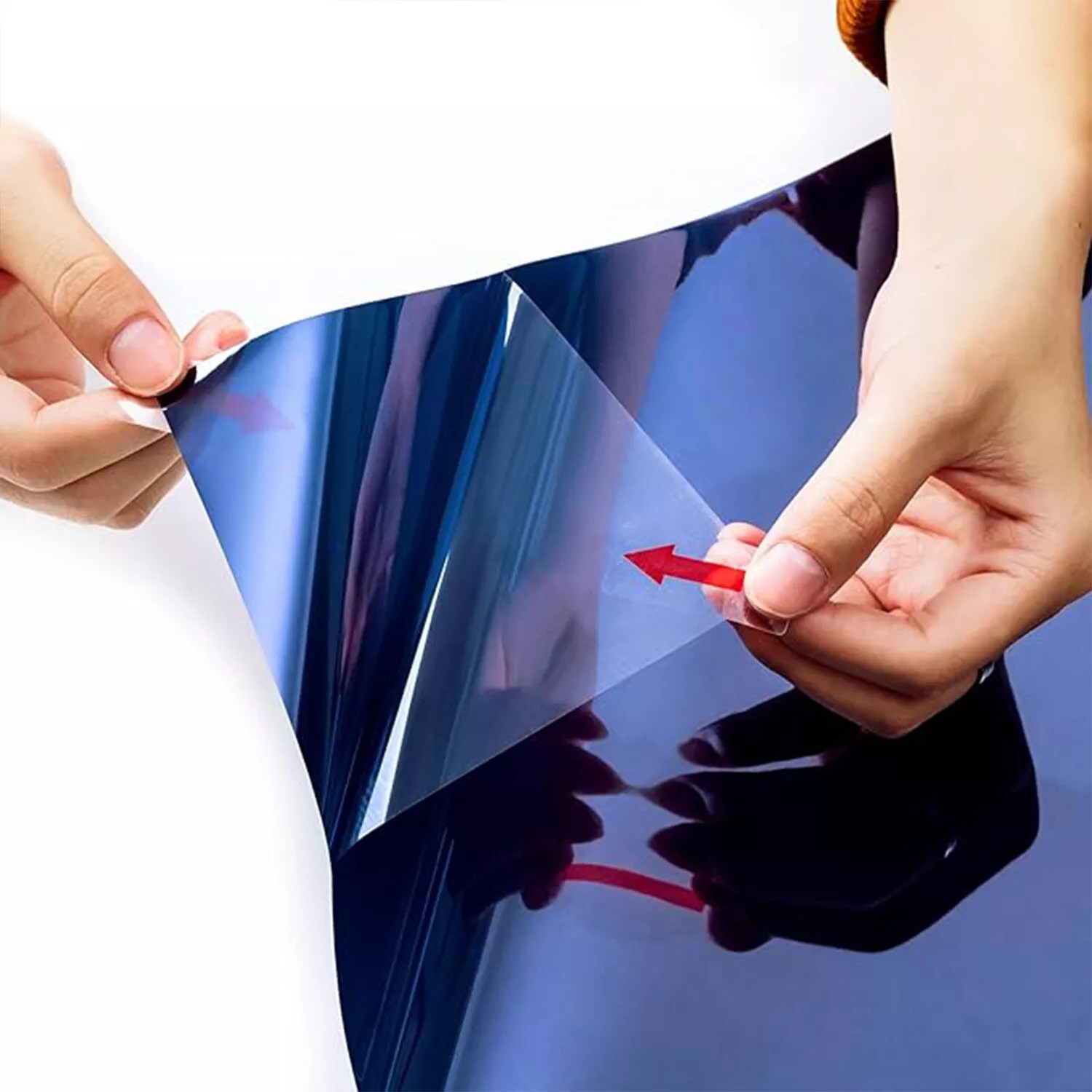 One Way Mirror Tint Window Film Privacy Protect UV Reflective Sun Block For Home