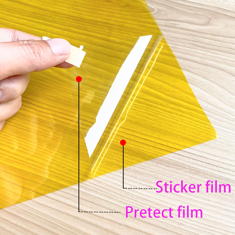Transparent Colourful Window Film Stain Glass Tint Self Adhesive Decor Roll DIY