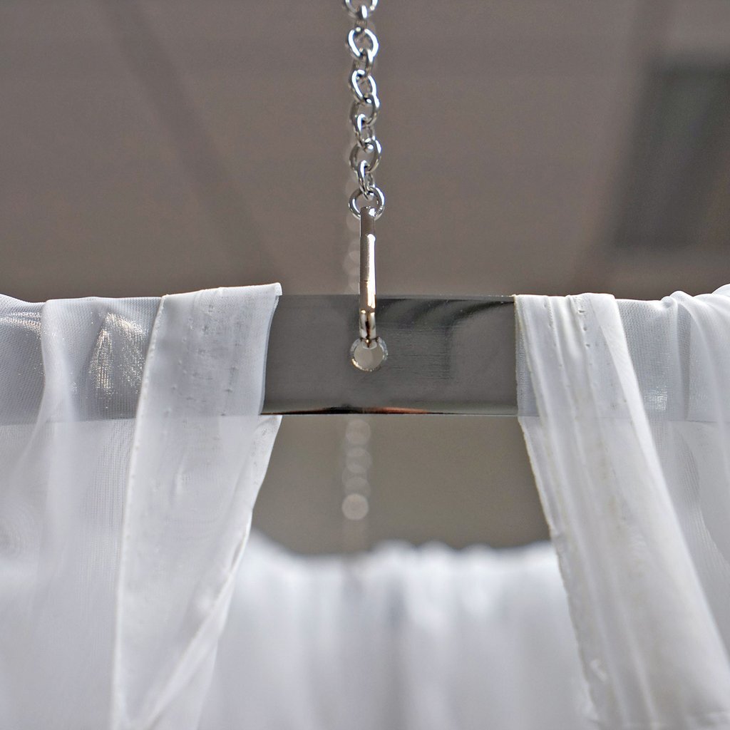 20 feet long Premium Sheer Voile Ceiling Draping Panel Wedding Party Decorations