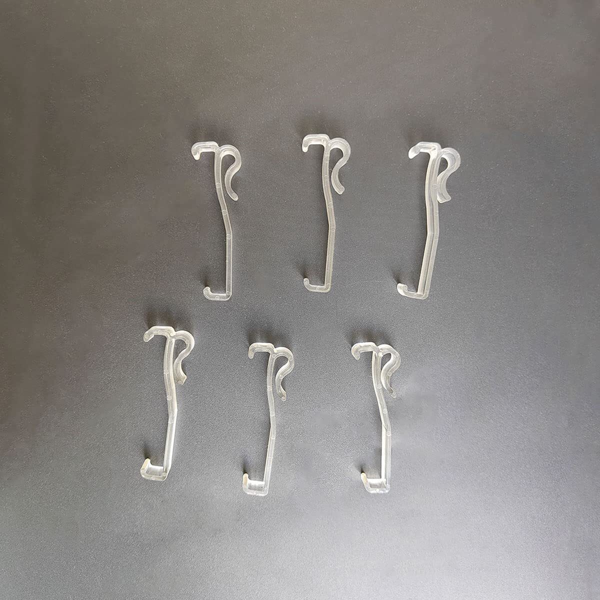 Valance Clip 12pcs 2.5inch Clear Plastic Hidden Retainer Holder Window Blind