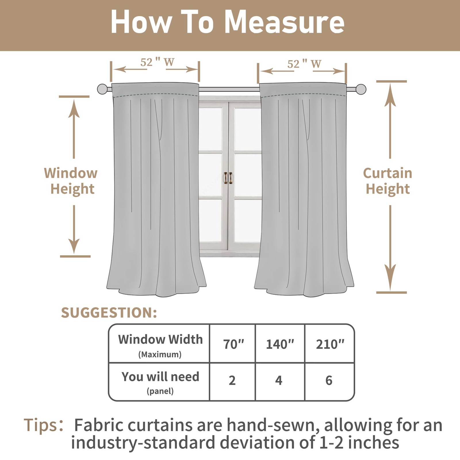 Natural Ivory Semi Sheer Linen Curtains 84 Inch Long, Cream White Light