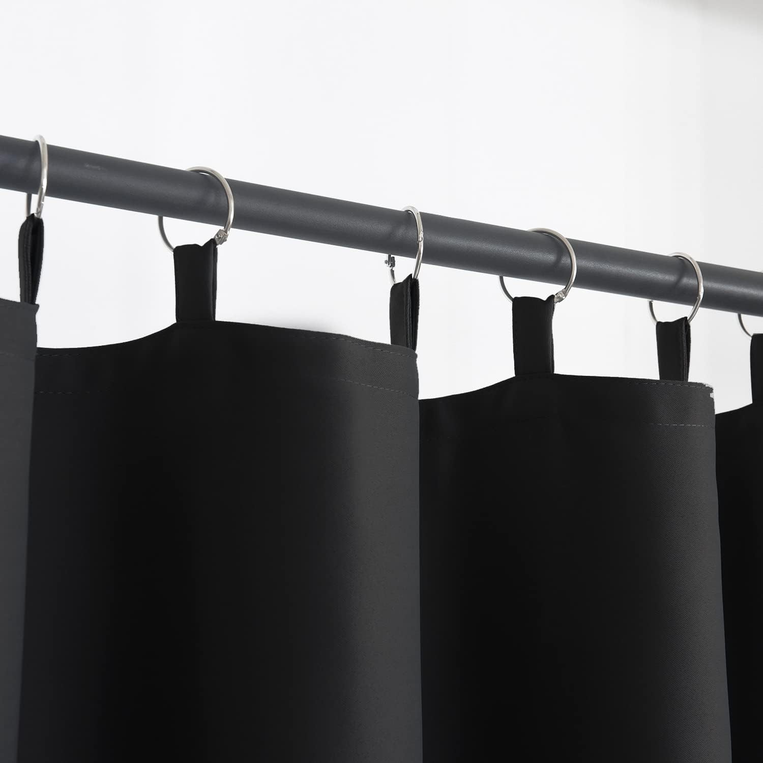 Black Thermal Insulated Room Darkening Curtain Liner 1 Panel, 50″x94″ L