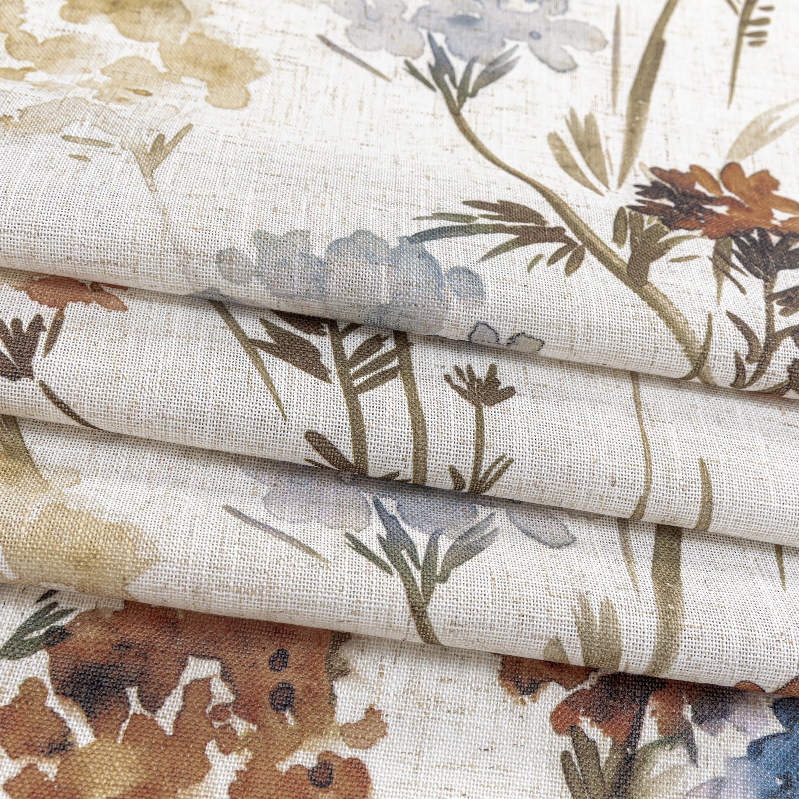 Floral Semi-Sheer Curtains 63″ Long, Light Filtering Grommet Drapes, 2 Panels, Y