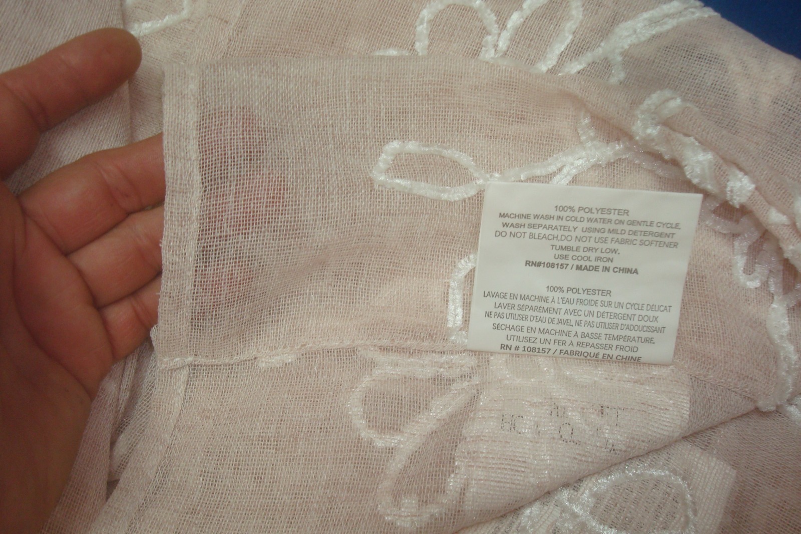 Adelet 4 pc Window Panels Curtains Chenille Embroidery Semi Sheer Pink 84″ lg