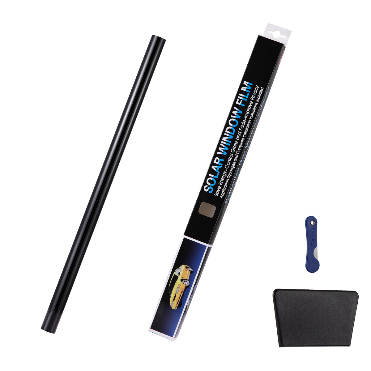 5%/15%/25%/35% VLT Uncut Window Roll Tint Film 20″ x 20ft Car Home Office Glass